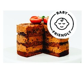 Tort cu carob, banana si cocos