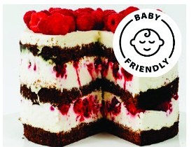 Tort cu mascarpone si zmeura